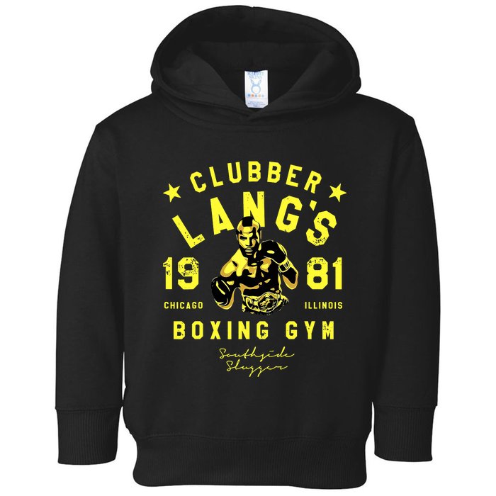 Clubber Lang's Boxing Gym Toddler Hoodie