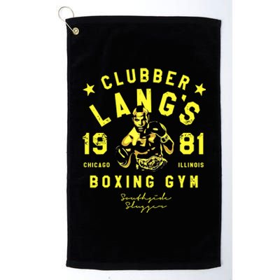 Clubber Lang's Boxing Gym Platinum Collection Golf Towel