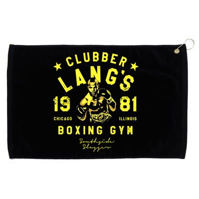 Clubber Lang's Boxing Gym Grommeted Golf Towel