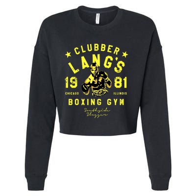 Clubber Lang's Boxing Gym Cropped Pullover Crew