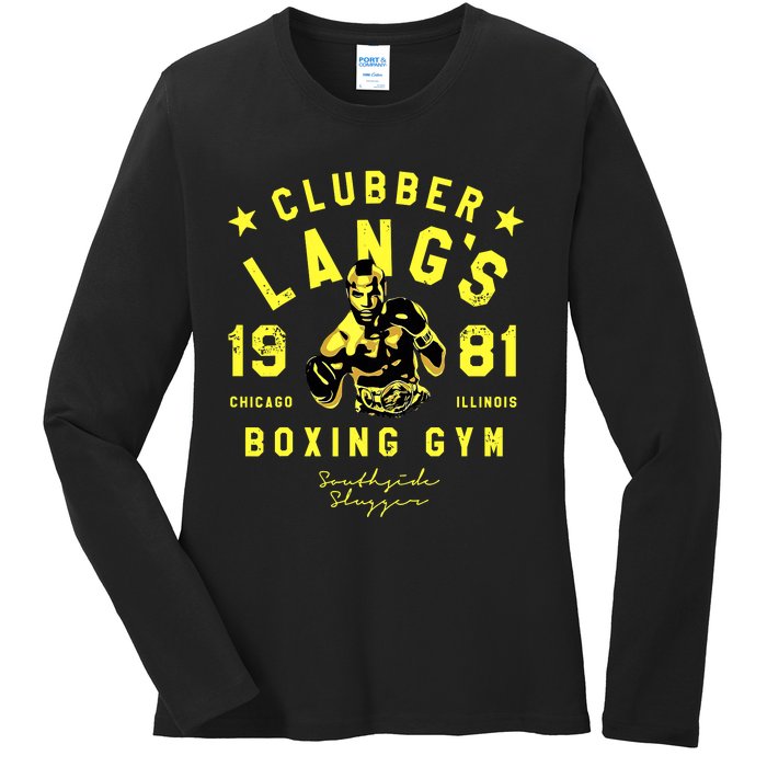 Clubber Lang's Boxing Gym Ladies Long Sleeve Shirt