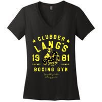 Clubber Lang's Boxing Gym Women's V-Neck T-Shirt