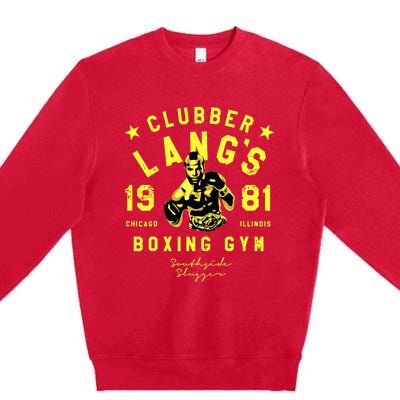 Clubber Lang's Boxing Gym Premium Crewneck Sweatshirt