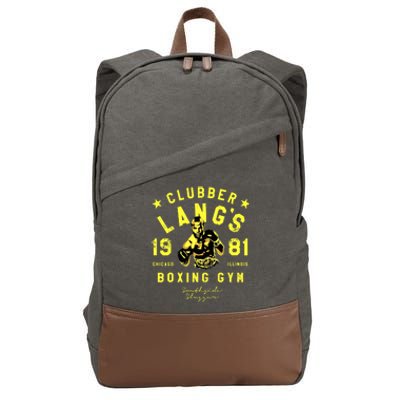 Clubber Lang's Boxing Gym Cotton Canvas Backpack