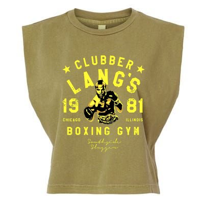 Clubber Lang's Boxing Gym Garment-Dyed Women's Muscle Tee