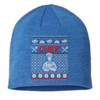 Chef Lover Christmas Ugly Xmas Sweater Gift Sustainable Beanie