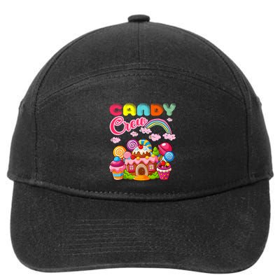 Candy Land Candy Crew Decorations Sweetie Candy Squad 7-Panel Snapback Hat