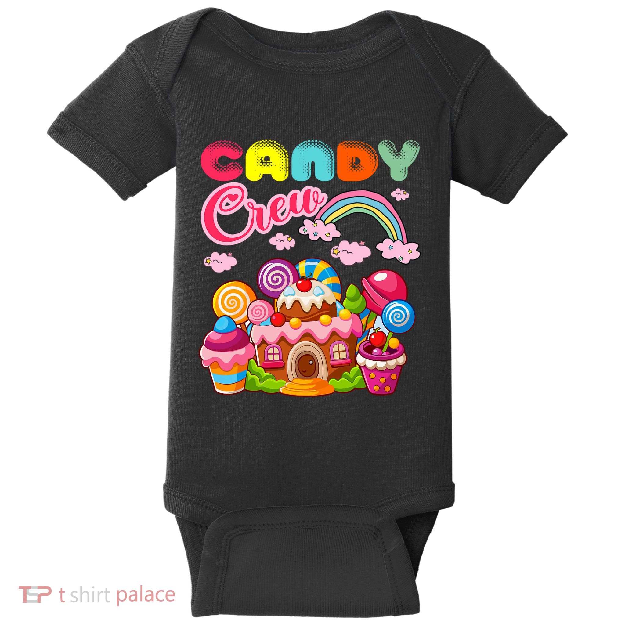 Candy Land Candy Crew Decorations Sweetie Candy Squad Baby Bodysuit