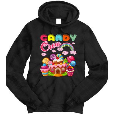 Candy Land Candy Crew Decorations Sweetie Candy Squad Tie Dye Hoodie