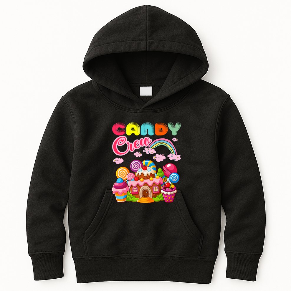 Candy Land Candy Crew Decorations Sweetie Candy Squad Kids Hoodie