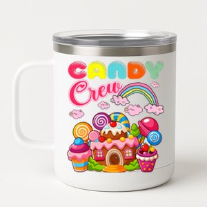 Candy Land Candy Crew Decorations Sweetie Candy Squad 12 oz Stainless Steel Tumbler Cup