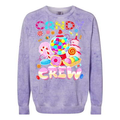 Candy Land Candy Crew Party Halloween Costumes Adult Colorblast Crewneck Sweatshirt