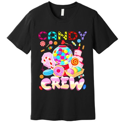 Candy Land Candy Crew Party Halloween Costumes Adult Premium T-Shirt