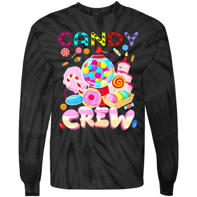 Candy Land Candy Crew Party Halloween Costumes Adult Tie-Dye Long Sleeve Shirt