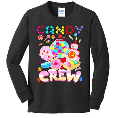 Candy Land Candy Crew Party Halloween Costumes Adult Kids Long Sleeve Shirt