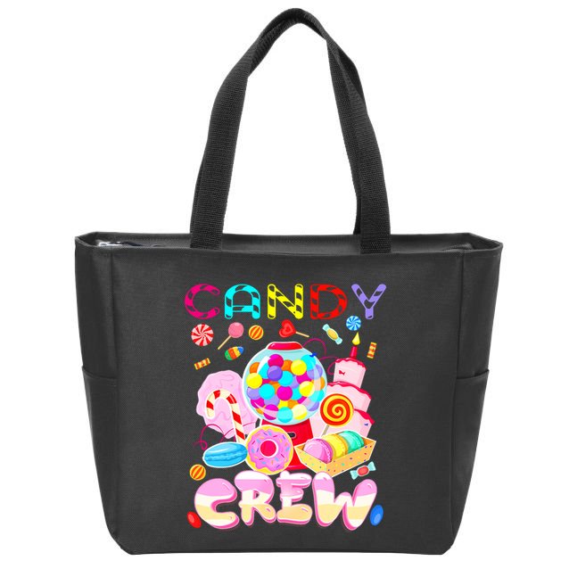 Candy Land Candy Crew Party Halloween Costumes Adult Zip Tote Bag