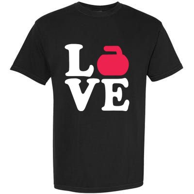 Curling Love Garment-Dyed Heavyweight T-Shirt