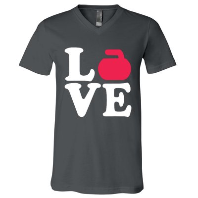 Curling Love V-Neck T-Shirt