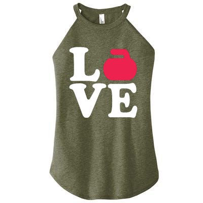 Curling Love Women’s Perfect Tri Rocker Tank