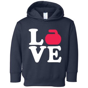 Curling Love Toddler Hoodie