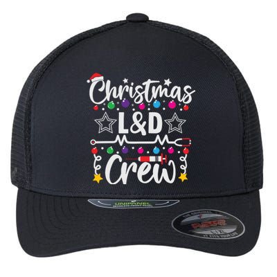 Christmas L&D Crew Nurse Doctor Tech Flexfit Unipanel Trucker Cap