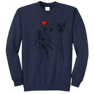 Chihuahua Love Cute Dog Mom Funny Gift Sweatshirt