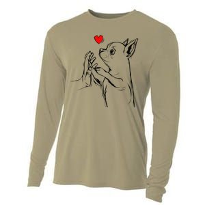 Chihuahua Love Cute Dog Mom Funny Gift Cooling Performance Long Sleeve Crew