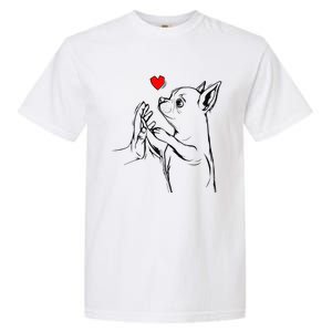 Chihuahua Love Cute Dog Mom Funny Gift Garment-Dyed Heavyweight T-Shirt