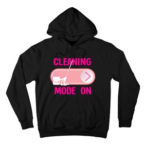 Cleaning Lady Cleaning Mode On Housekeeper Hoodie