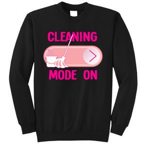 Cleaning Lady Cleaning Mode On Housekeeper Sweatshirt