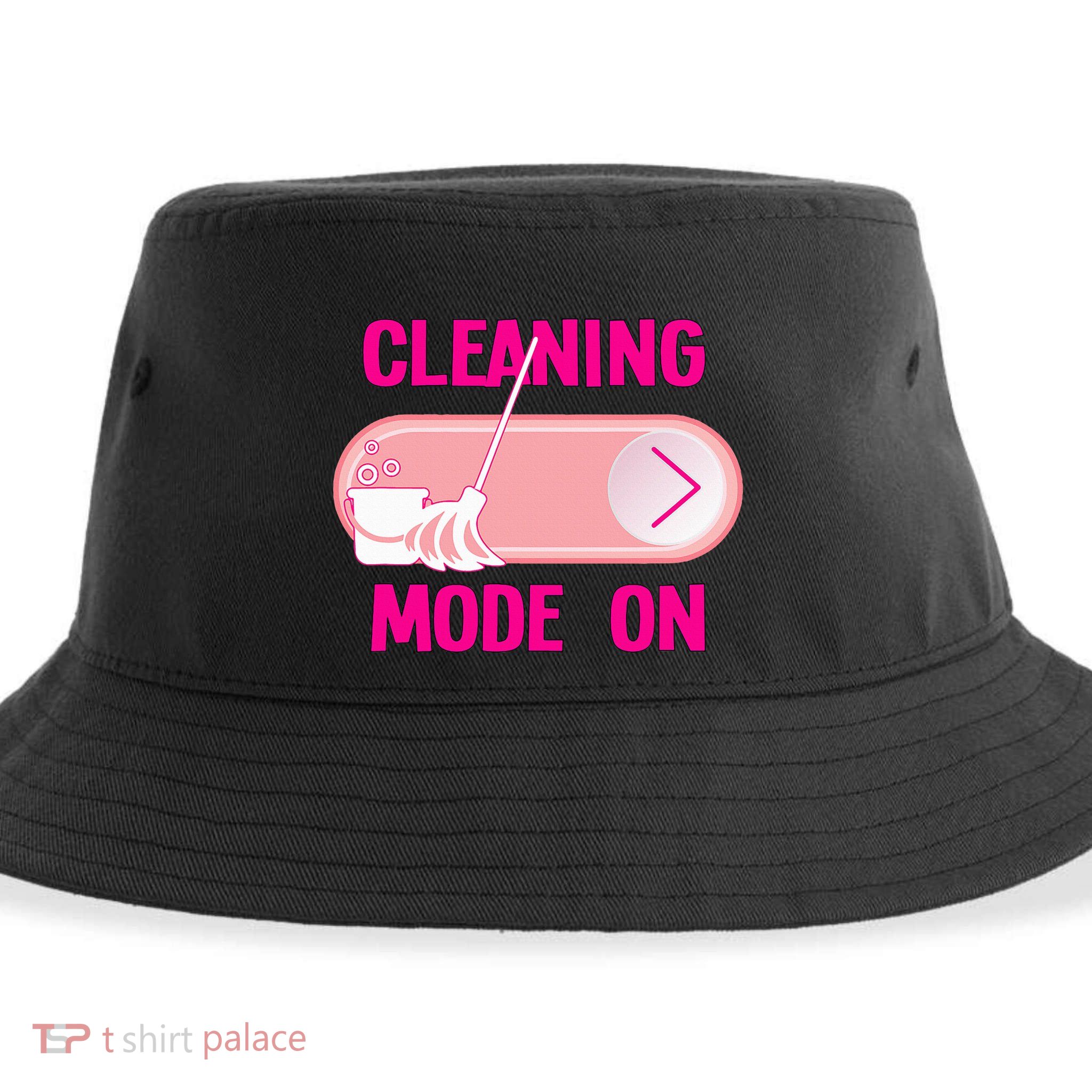 Cleaning Lady Cleaning Mode On Housekeeper Sustainable Bucket Hat