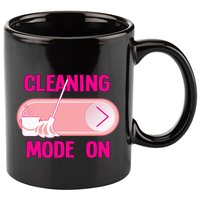 Cleaning Lady Cleaning Mode On Housekeeper 11oz C Handle Ceramic Mug