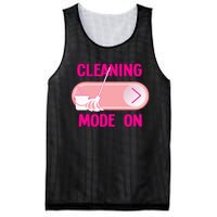 Cleaning Lady Cleaning Mode On Housekeeper Mesh Reversible Basketball Jersey Tank