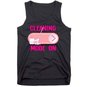 Cleaning Lady Cleaning Mode On Housekeeper Tank Top