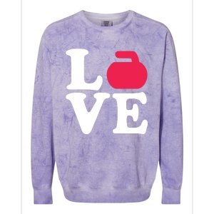 Curling Love Colorblast Crewneck Sweatshirt