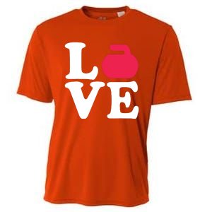 Curling Love Cooling Performance Crew T-Shirt