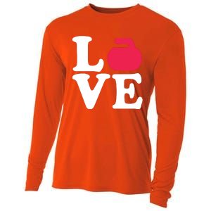 Curling Love Cooling Performance Long Sleeve Crew