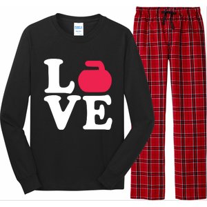 Curling Love Long Sleeve Pajama Set