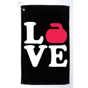 Curling Love Platinum Collection Golf Towel