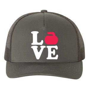 Curling Love Yupoong Adult 5-Panel Trucker Hat