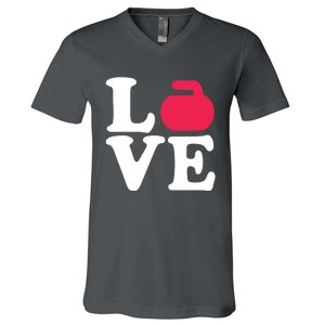 Curling Love V-Neck T-Shirt