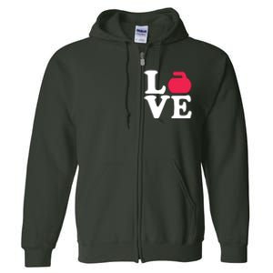 Curling Love Full Zip Hoodie