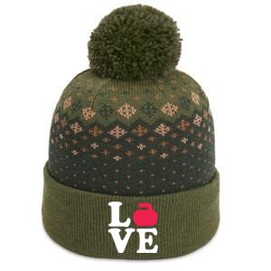 Curling Love The Baniff Cuffed Pom Beanie