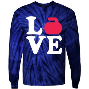 Curling Love Tie-Dye Long Sleeve Shirt