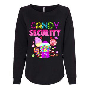 Candy Land Costume Women Candy Crew Funny Candy Security Womens California Wash Sweatshirt