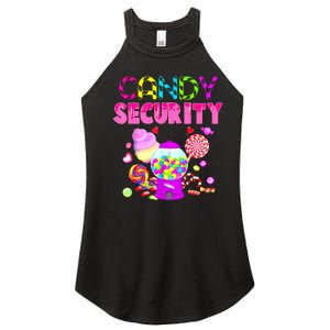 Candy Land Costume Women Candy Crew Funny Candy Security Women's Perfect Tri Rocker Tank