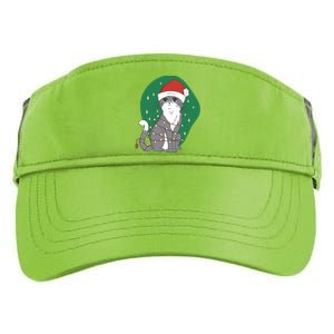 Christmas Lights Cute Cat Adult Drive Performance Visor