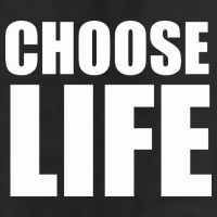 Choose Life 7 Panel Mesh Trucker Snapback Hat
