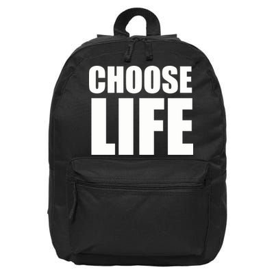 Choose Life 16 in Basic Backpack