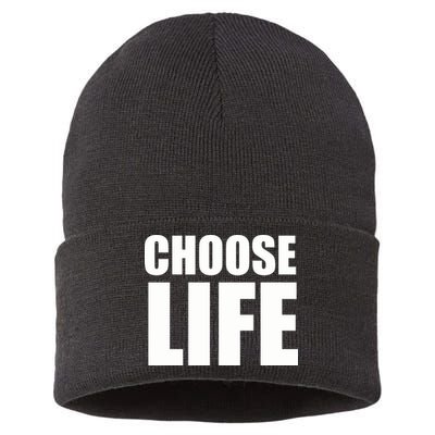 Choose Life Sustainable Knit Beanie